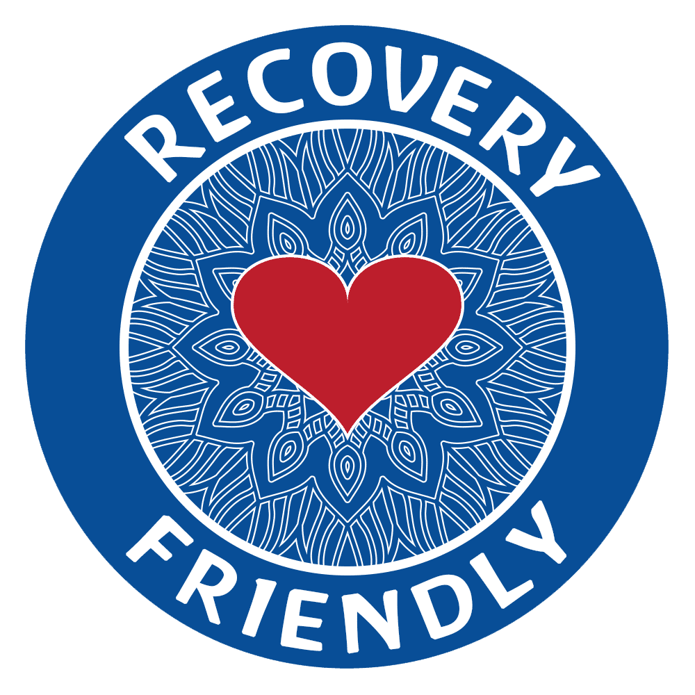 recovery friendly sign at Next Step Recovery